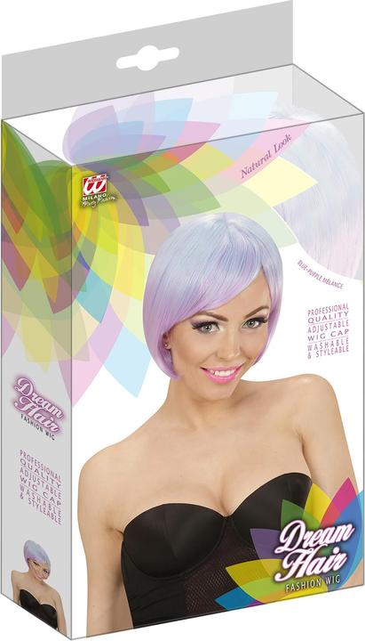 Produktbild Widmann Two-Tone Perücke blau-lila - Faschingsperücke