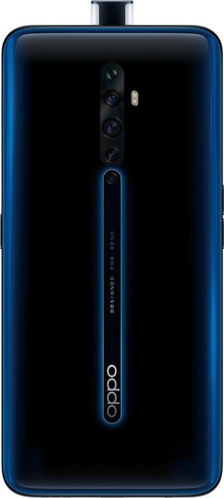 Productafbeelding OPPO Reno 2, 6,5 Zoll, 8 GB/128 GB, Dual SIM, Schwarz (128 GB, Lichtgevend zwart, 6.50", Dubbele SIM, 4G)