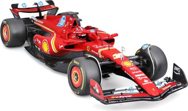 Bburago Ferrari SF-24 1/18 Leclerc 2024 Deluxe Version