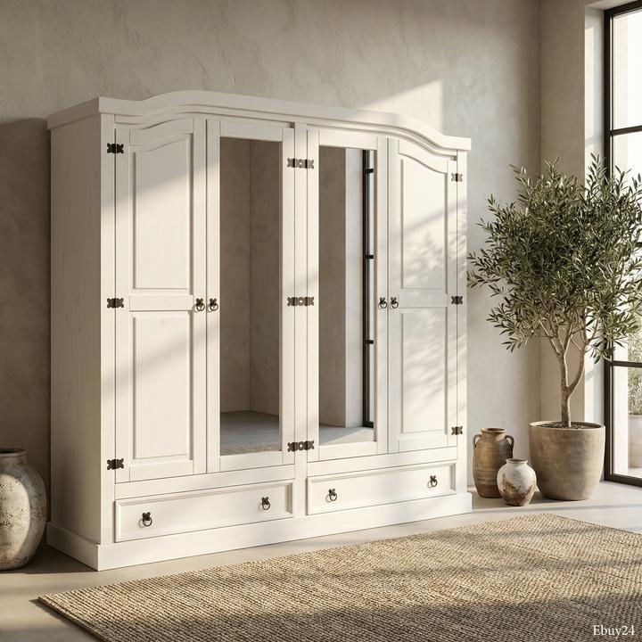 Produktbild Ebuy24 Kleiderschrank New Mexico (194 x 57 x 193 cm)