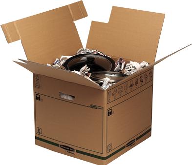 Produktbild Fellowes SmoothMove Umzugskarton 10er Set (46 x 33 x 36 cm, 48 l)