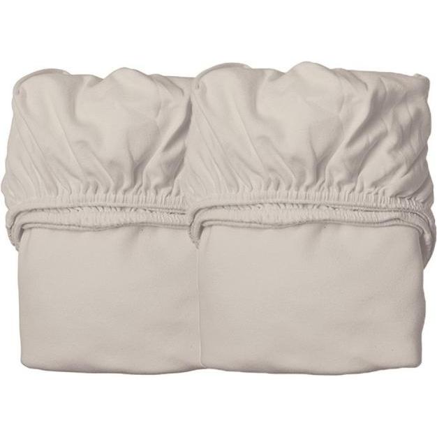 Leander, Fixleintuch Babybett, Fixleintuch (2 Stk. für Classic Bett, 120x60cm), Cappuccino (120 x 60 cm)