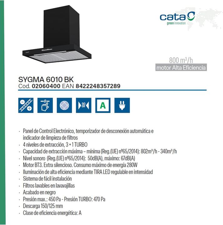 Produktbild Cata SYGMA 6010 BK