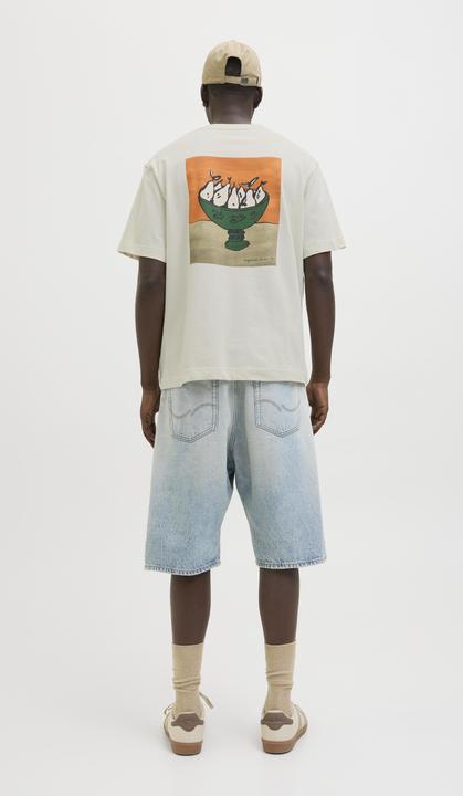 Produktbild Jack & Jones Rückenprint Rundhalsausschnitt T-shirt T-shirt (S)