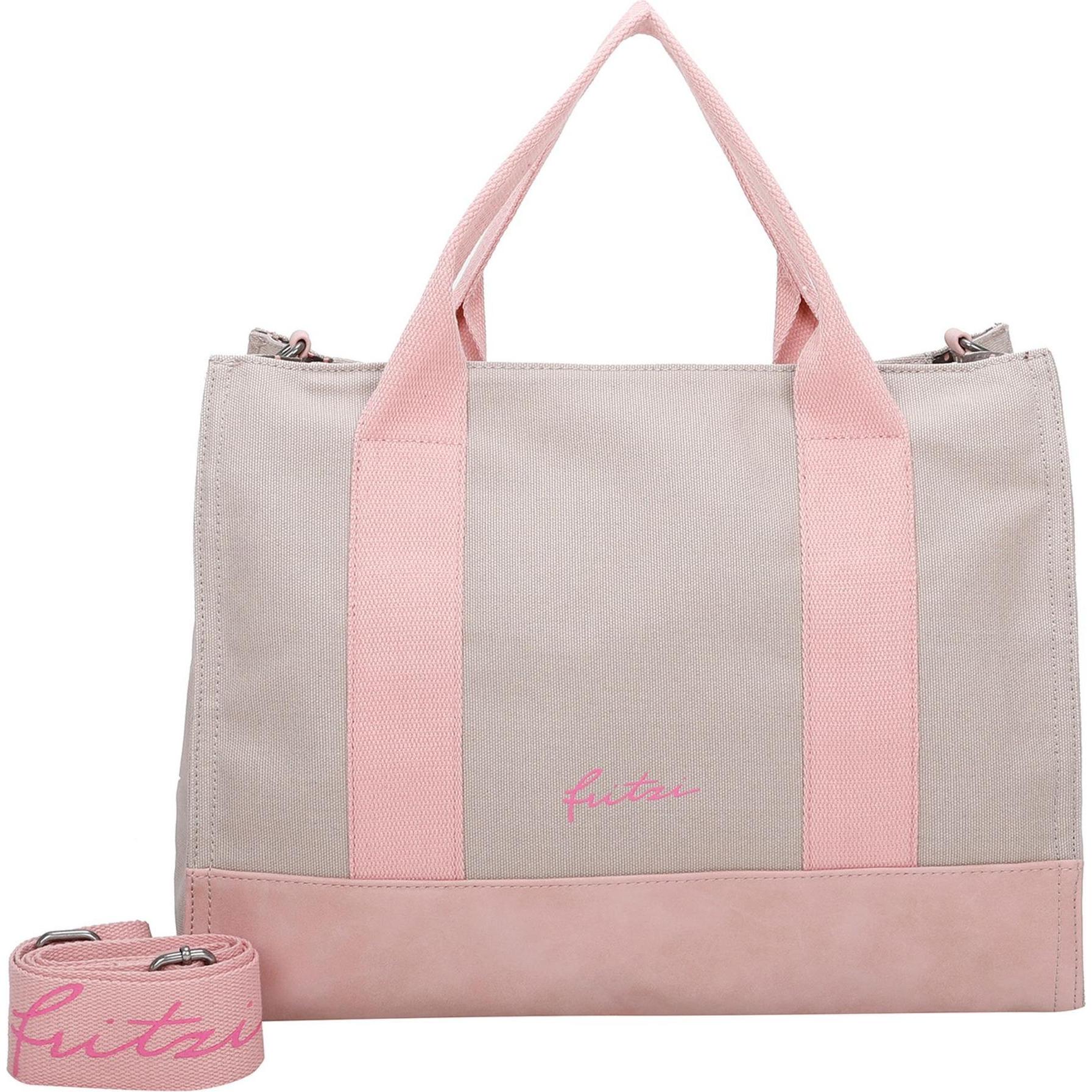 Fritzi aus Preußen, Handtasche, Canvas Handtasche 40 cm, Beige