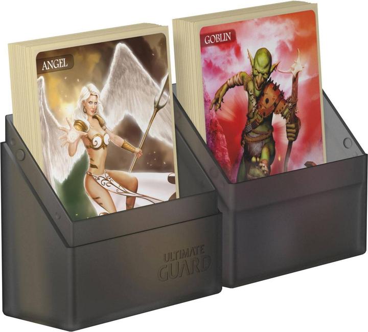 Actual product image Ultimate Guard Card Box Boulder Deck Case Standard Size 40+ Onyx