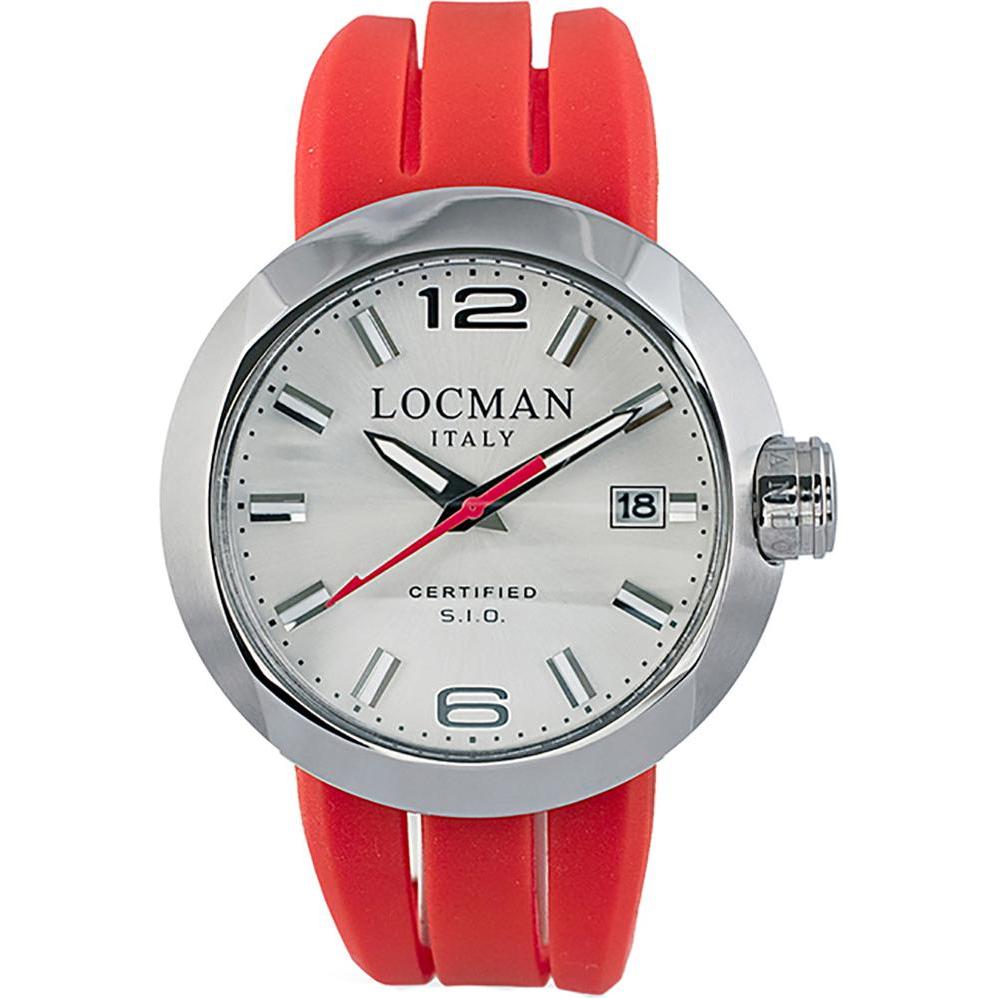 Locman, Armbanduhr, Italy Herrenuhr Change Ref. 0422, Rot, (Analoguhr, 46 mm)