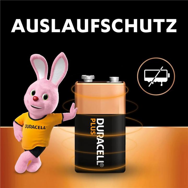 Actual product image Duracell Plus (1 pcs., 9V Block)