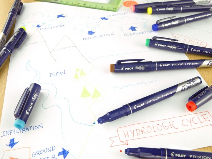 Actual product image Pilot FriXion Fineliner (Black, 1 x)