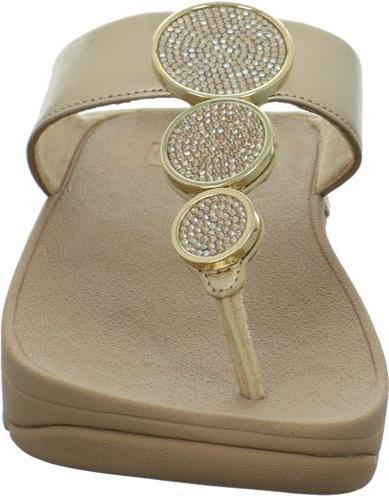 Produktbild Fitflop Halo Bead-Circle Metallic Toe-Post (41)