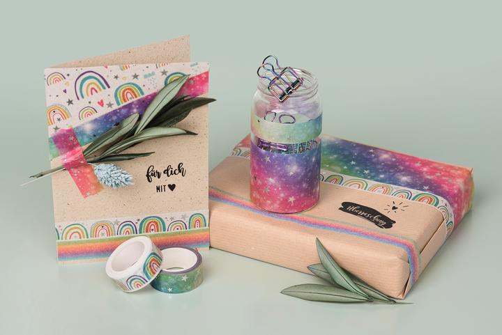 Produktbild Heyda Deko-Klebeband "Magic Rainbow"