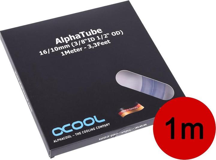 Productafbeelding Alphacool AlphaTube buizen HF 16/10 mm - doorzichtig 1 m (1 m, Plastic)