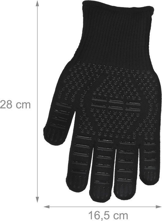 Actual product image Relaxdays BBQ gloves (Silicone)