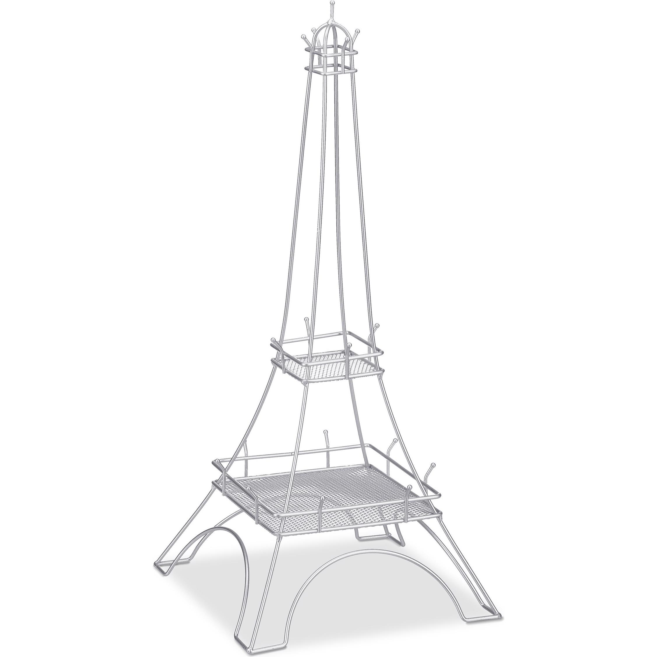 Thumbnail - Relaxdays, Uhrenbox + Schmuckaufbewahrung, Schmuckständer, Silber