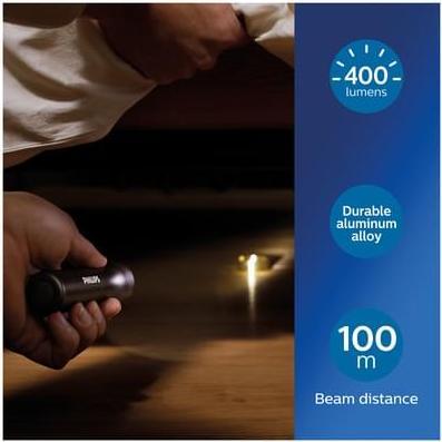 Actual product image Philips Flashlight 400Lm IPX4 (13 cm, 400 lm)