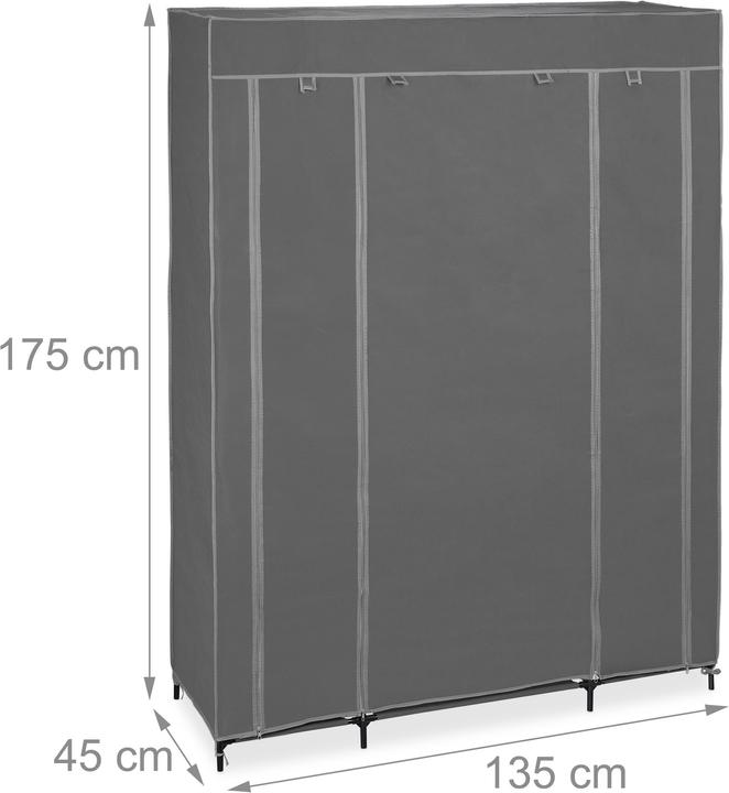 Produktbild Relaxdays Stoffschrank (135 x 45 x 175 cm)