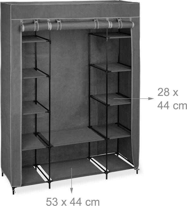 Produktbild Relaxdays Stoffschrank (135 x 45 x 175 cm)