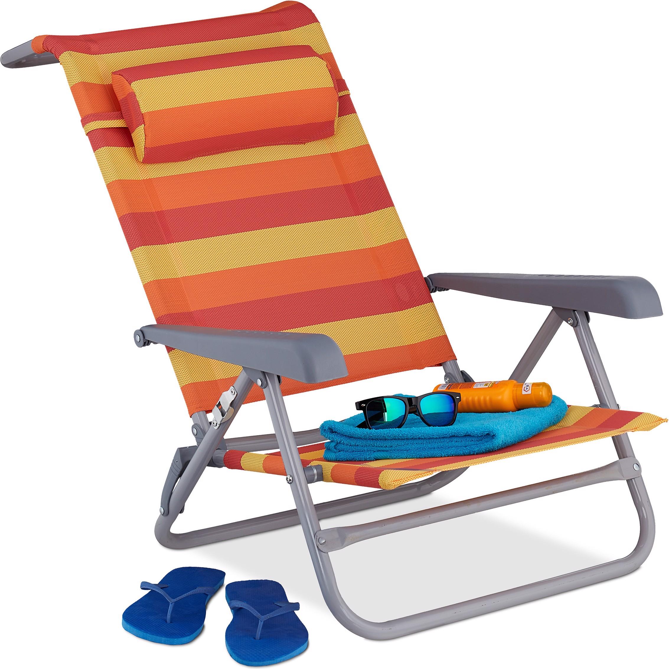 Relaxdays, Liegestuhl, Klappliegestuhl (85 cm)