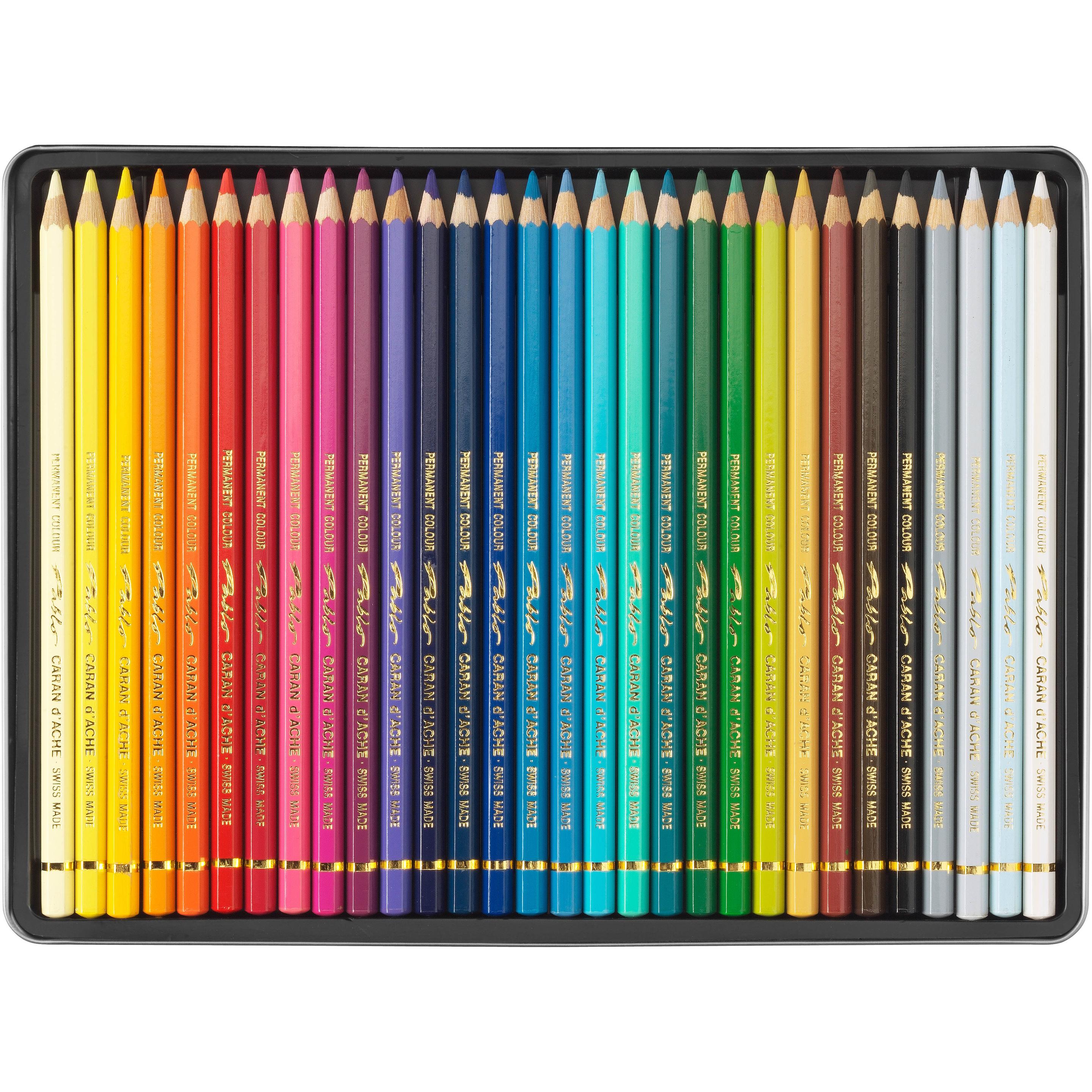 Thumbnail - Caran d'Ache, Malstifte, Pablo (Mehrfarbig, 30 x)