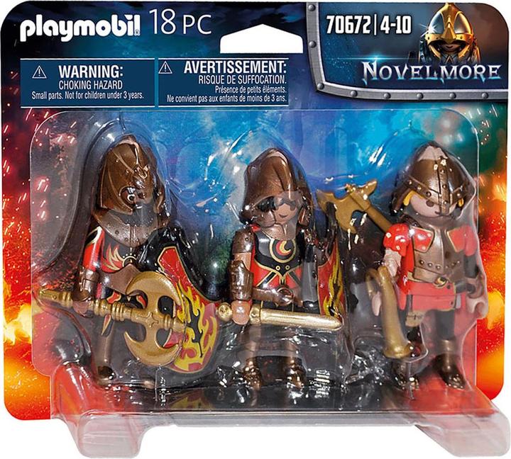 Produktbild Playmobil 3er Set Burnham Raiders (70672, Playmobil Novelmore)