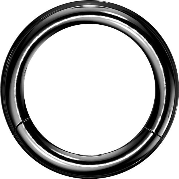 Produktbild Star Piercing Segmentring schwarz (ohne Messing, Titan G23)