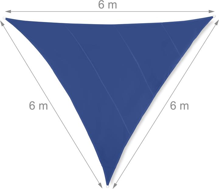 Actual product image Relaxdays Shade sail (600 x 510 x 0.1 cm)