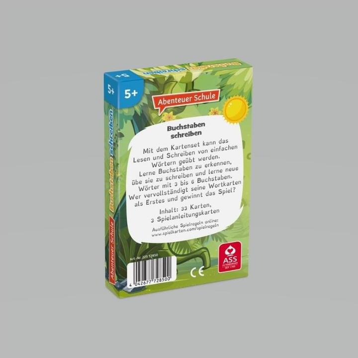 Immagine prodotto ASS Altenburg 22572850 - Scuola di avventura - scrivere lettere, Gioco di carte per 2+ giocatori, età 5+ (Tedesco)