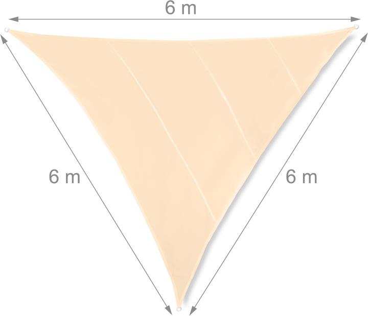 Produktbild Relaxdays Sonnensegel (51 x 60 cm)