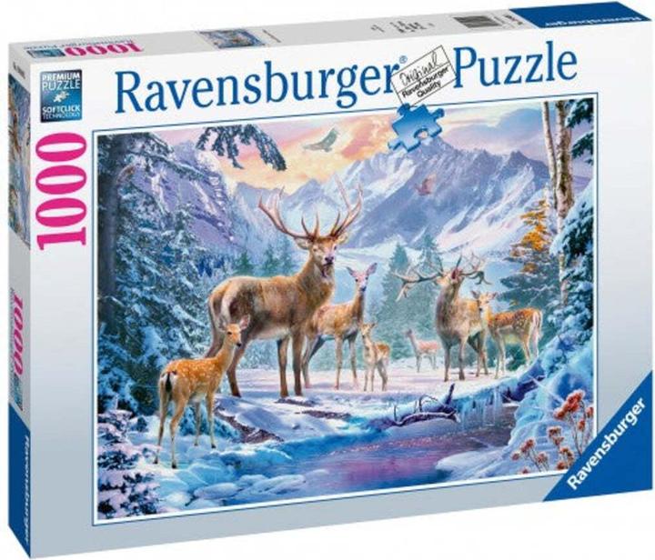 Immagine prodotto Ravensburger Rehe und Hirsche im Winter (1000 pezzi)
