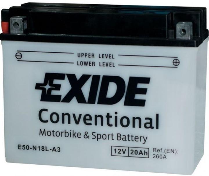 Actual product image Exide Bike (12 V, 20 Ah, 260 A)