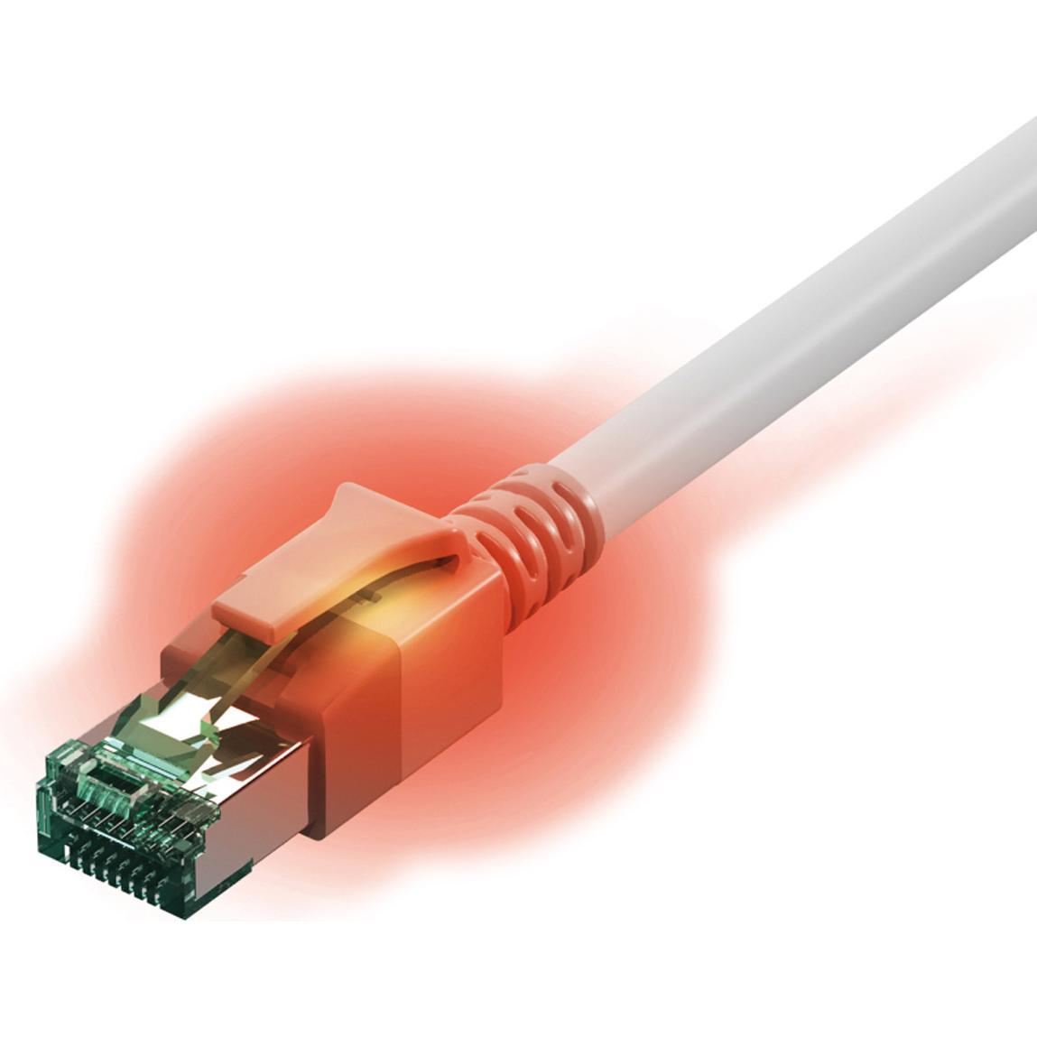 Sacon Patchkabel (PiMF, CAT6a, 1 m), Netzwerkkabel