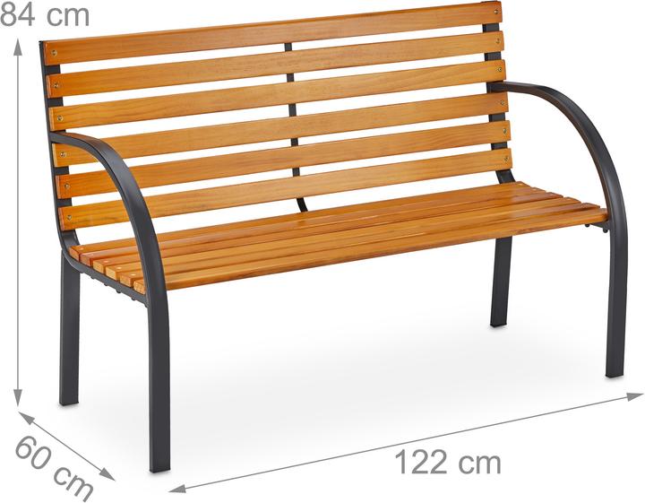 Produktbild Relaxdays Gartenbank