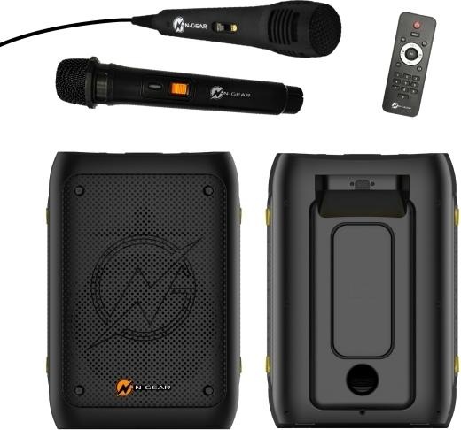 Produktbild N-Gear Flash Banger 777 - Draadloze Bluetooth Party Speaker - 2 Microfoons (Batteriebetrieb)