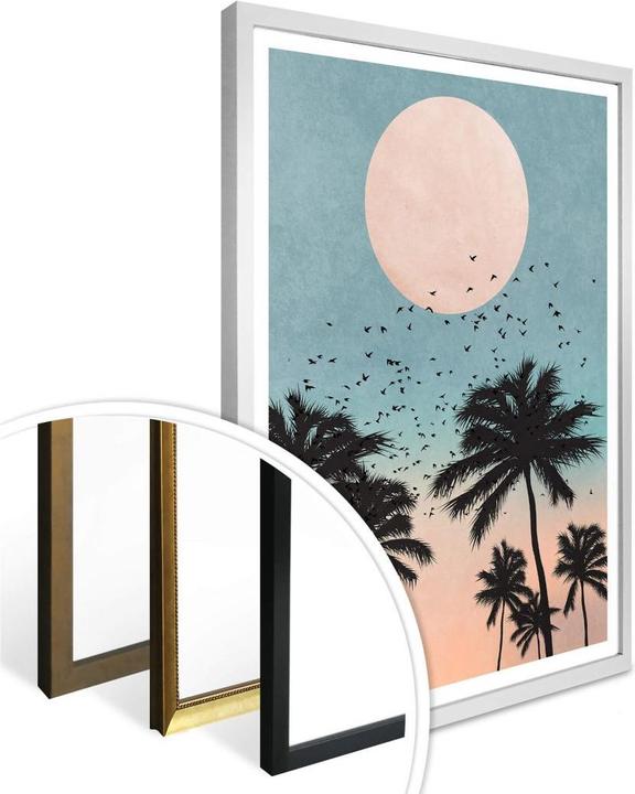 Image du produit Trenddeko Coucher de soleil (60 x 80 cm)