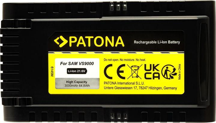 Actual product image Patona Akku Samsung VS9000 VCA-SBT90E