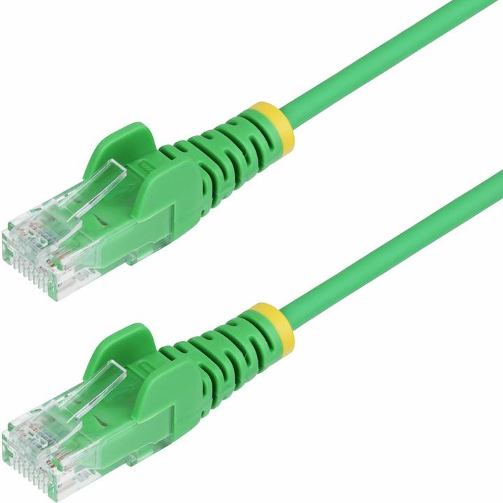 Actual product image StarTech .com N6PAT25CMGNS, 0,25 m, Cat6, U/UTP (UTP), RJ-45, RJ-45, Grün (CAT6, 0.25 m)