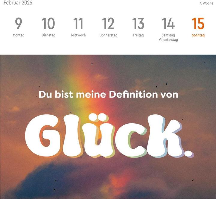 Produktbild Visual Statements Premium-Postkartenkalender 2026 (16.5 x 17.7 cm)
