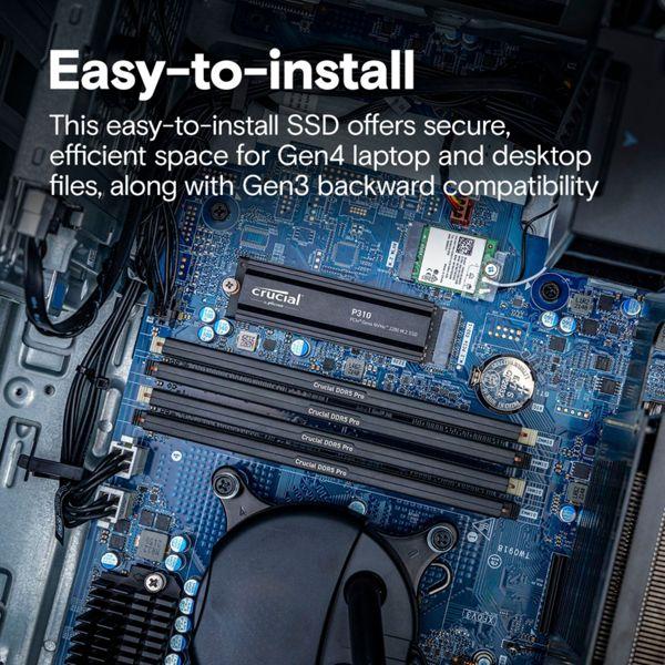 Produktbild Crucial P310 mit Heatsink (1000 GB, M.2 2280)
