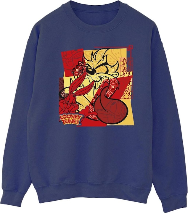 Image du produit Looney Tunes - Sweat TAZ BUGS RABBIT NEW YEAR - Homme (L)