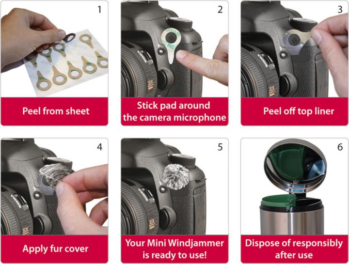 Image du produit Rycote Micro Windjammer -30 utilisations (Peaux)