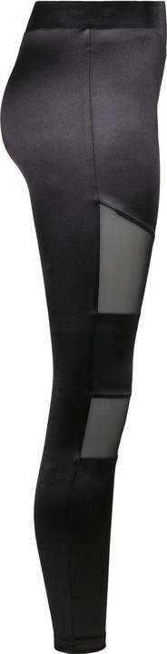 Actual product image Urban Classics Ladies Shiny Tech Mesh Leggings (S)
