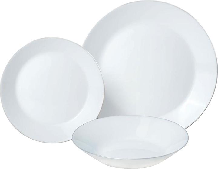 Produktbild Kinghoff Geschirr-Set aus Glas, 18-teiliges (18 Stück)