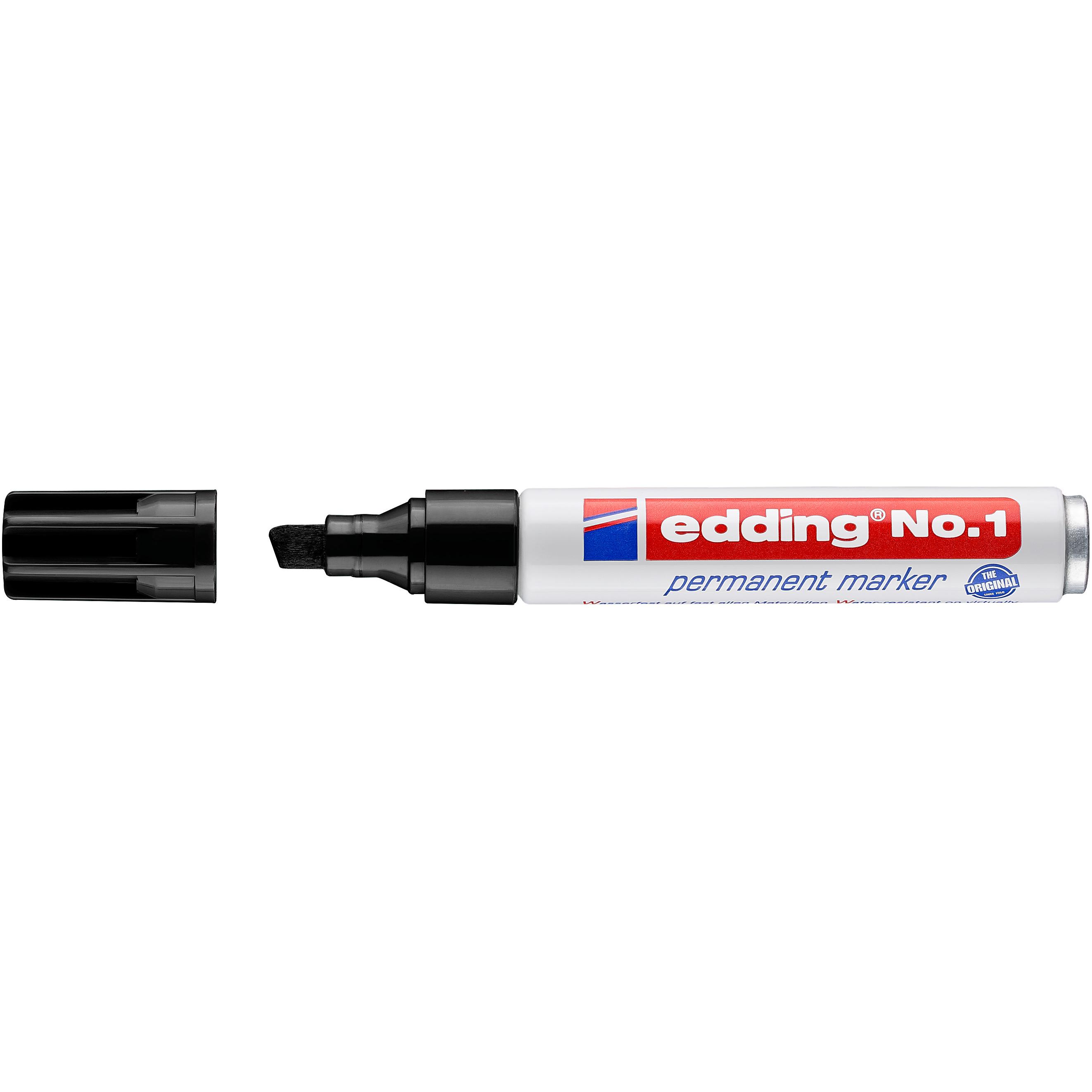 Thumbnail - Edding, Marker, No. 1 Permanent Marker (Schwarz, 1 mm, 1 x)