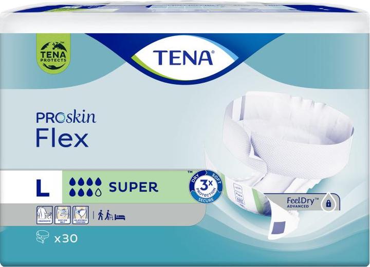 Actual product image Tena Flex Super Pants lare (30 x, Large)