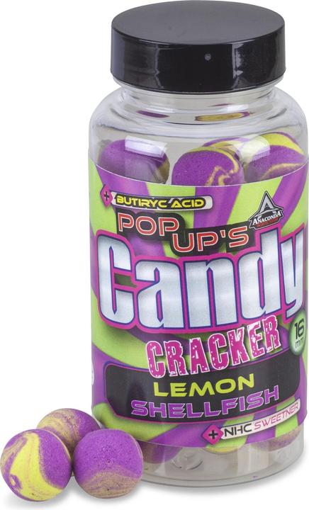 Produktbild AnacondA Candy Cracker Pop Up Lemon/Shellf. 9mm/55g 6 Stk. (5.50 cm)