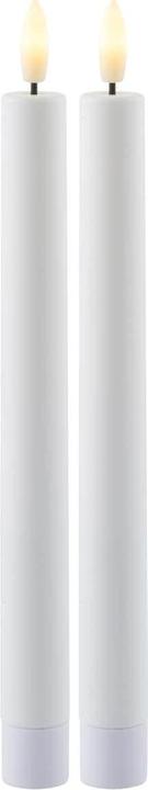 Sirius Set de bougies LED Sille, 2 cm x 250 mm, blanc, rechargeable (2 x)