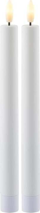 Sirius Set di candele LED Sille, 2 cm x 250 mm, bianco, ricaricabile (2 x)