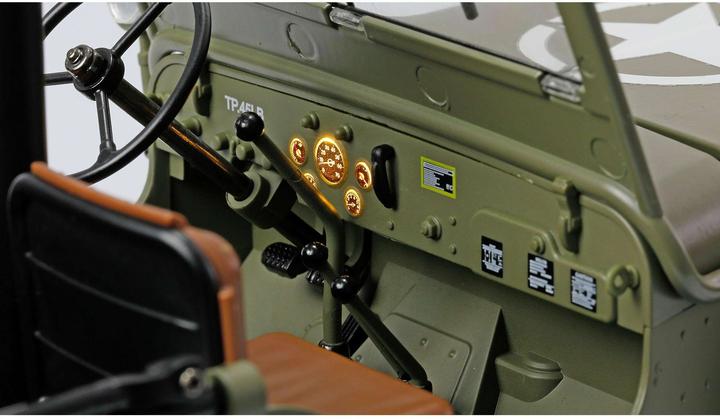 Image du produit Amewi Jeep Willys MB Scale Crawler 4WD 1:14 RTR grün (RTR Prêt à fonctionner)