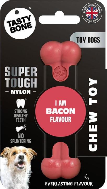 Immagine prodotto Tasty Bone Ossa aromatizzate alla pancetta (Gioco da masticare per cani)