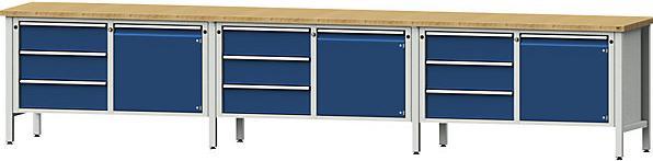 Actual product image kaiserkraft Workbench, extra wide (405 cm, 70 cm)